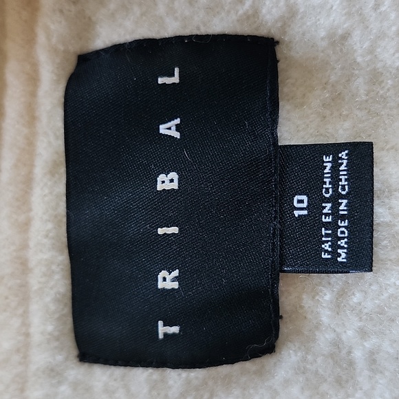 Tribal 100% Laine Wool Blazer Size 10 - Picture 6 of 10